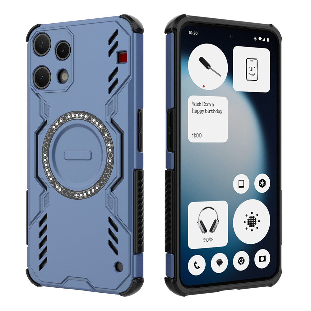 Pouzdro pro Nothing Phone (3a) Lite, Techsuit, ArmorMag, Modrá