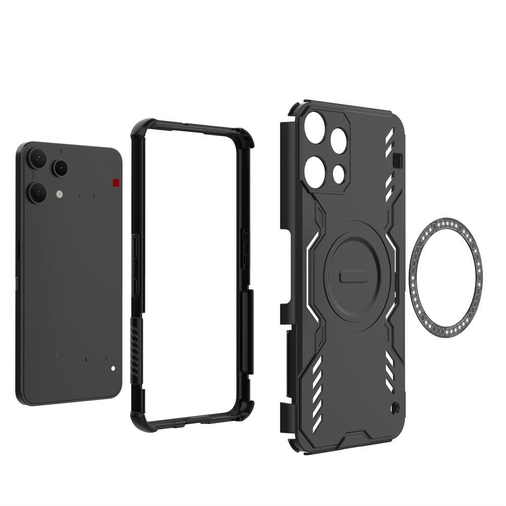 Pouzdro pro Nothing Phone (3a) Lite, Techsuit, ArmorMag, Modrá