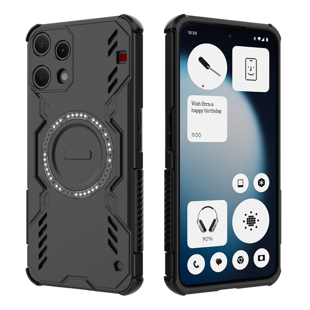 Pouzdro pro Nothing Phone (3a) Lite, Techsuit, ArmorMag, Černá
