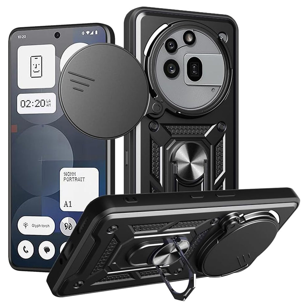 Pouzdro pro Nothing Phone (3a) Pro, Techsuit, CamShield, černé