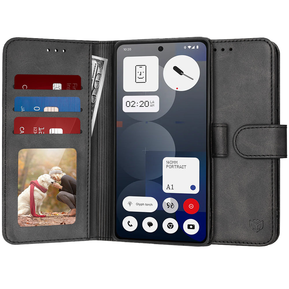 Pouzdro pro Nothing Phone (3a) Pro, Techsuit, Diary Book, černé