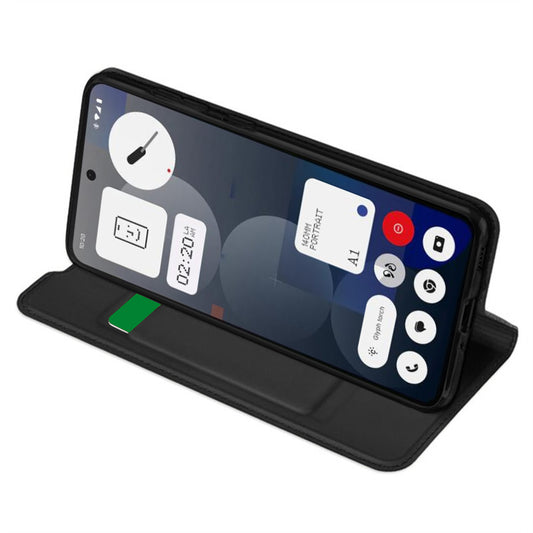 Pouzdro pro Nothing Phone (3a) Pro, Techsuit, Magskin Book, Černé