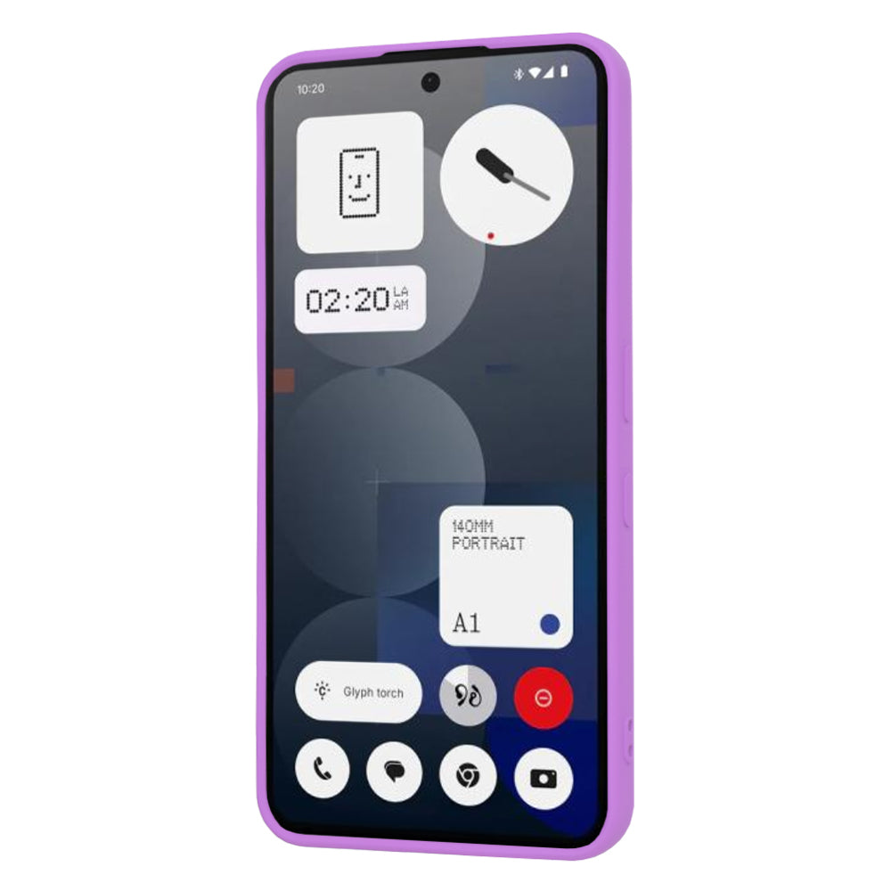 Pouzdro pro Nothing Phone (3a) Pro, Techsuit, SoftFlex, Fialové