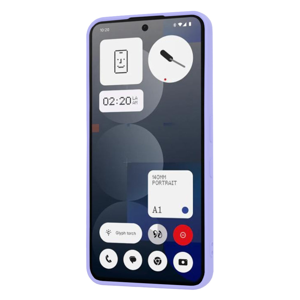 Pouzdro pro Nothing Phone (3a) Pro, Techsuit, SoftFlex, Světle fialové
