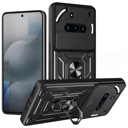 Pouzdro pro Nothing Phone (3a), Techsuit, CamShield, černé