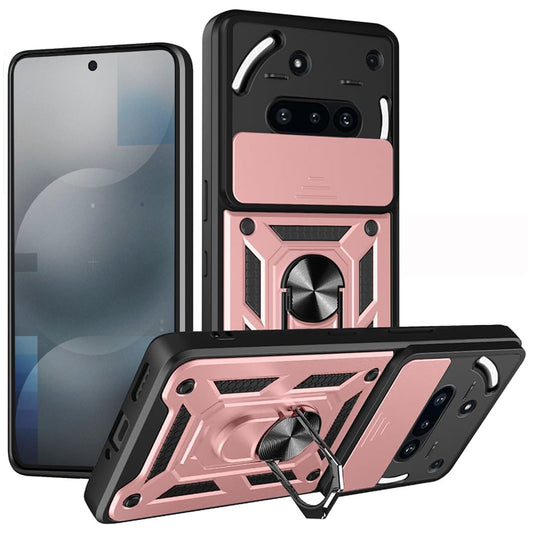 Pouzdro pro Nothing Phone (3a), Techsuit, CamShield, růžové
