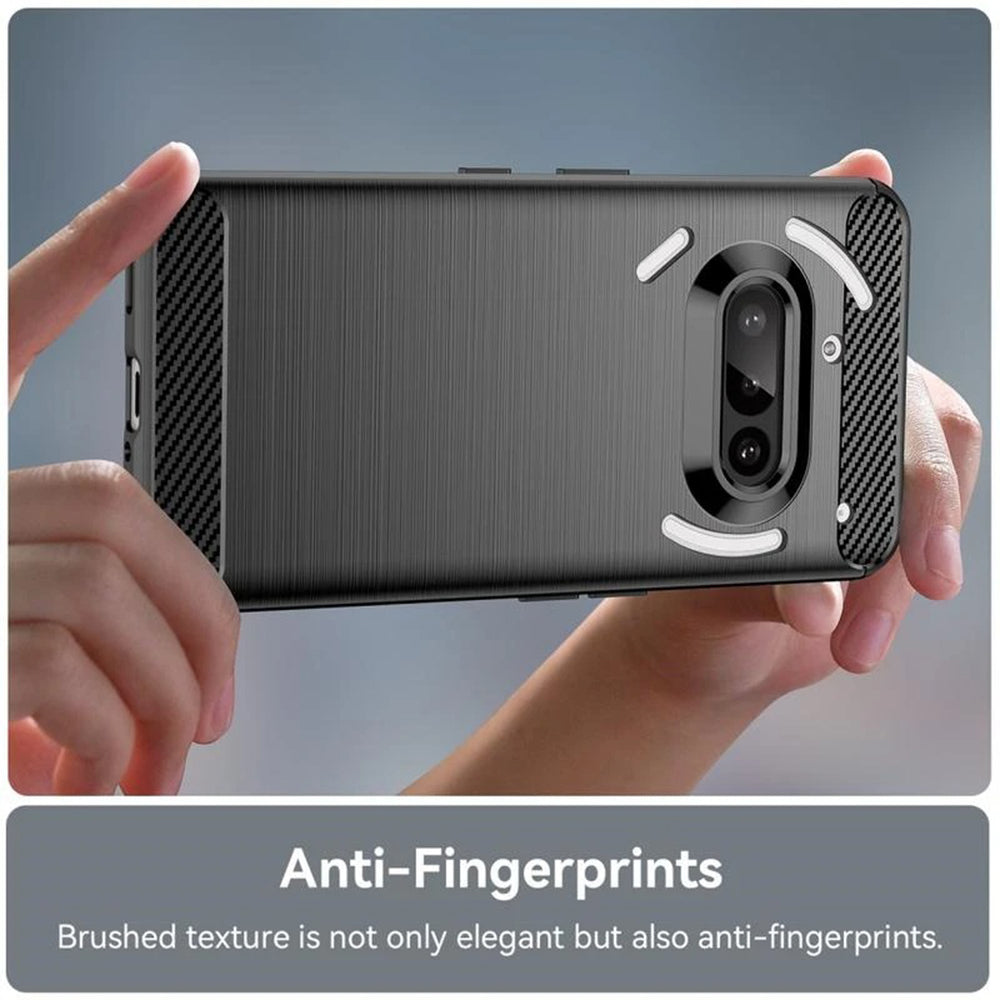 Pouzdro pro Nothing Phone (3a), Techsuit, Carbon, Modrá