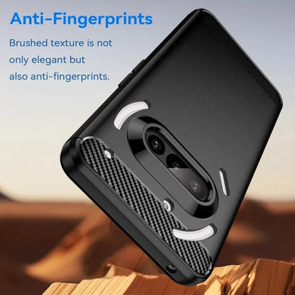 Pouzdro pro Nothing Phone (3a), Techsuit, Carbon, Modrá