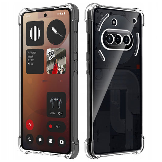 Pouzdro pro Nothing Phone (3a), Techsuit, Odolné proti nárazům, Průhledné