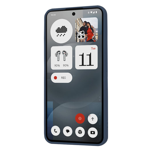 Pouzdro pro Nothing Phone (3a), Techsuit, SoftFlex, Tmavě modrá