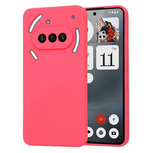 Pouzdro pro Nothing Phone (3a), Techsuit, SoftFlex, Tmavě růžové