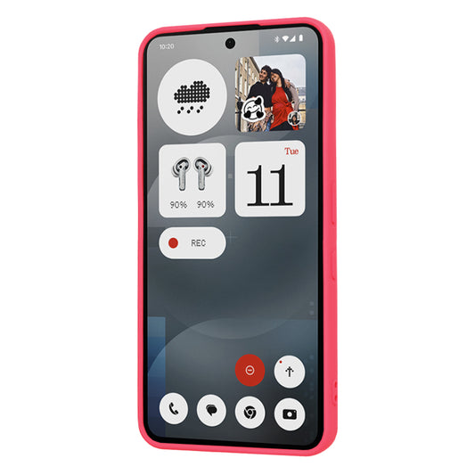 Pouzdro pro Nothing Phone (3a), Techsuit, SoftFlex, Tmavě růžové