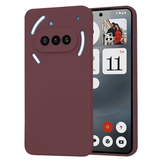 Pouzdro pro Nothing Phone (3a), Techsuit, SoftFlex, vínové
