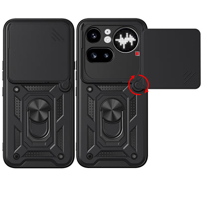 Pouzdro pro Nothing Phone (4a) Pro, Techsuit, CamShield, Černá