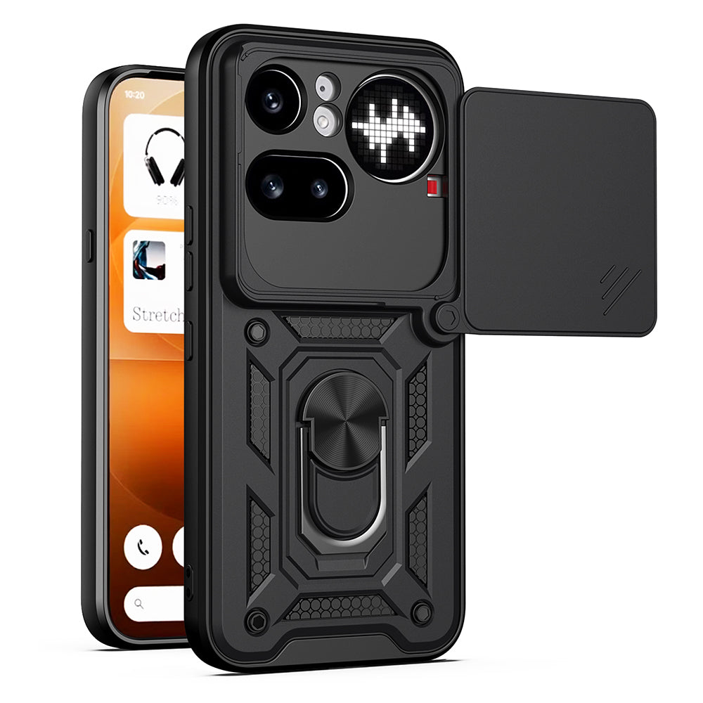 Pouzdro pro Nothing Phone (4a) Pro, Techsuit, CamShield, Černá