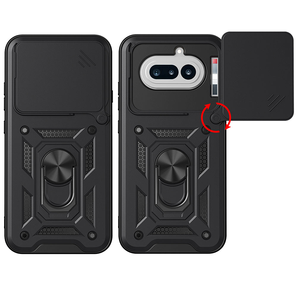 Pouzdro pro Nothing Phone (4a), Techsuit, CamShield, Černá