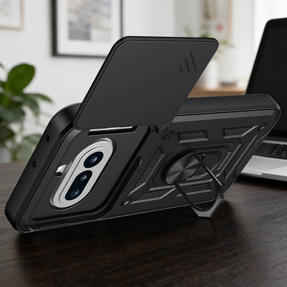 Pouzdro pro Nothing Phone (4a), Techsuit, CamShield, Černá