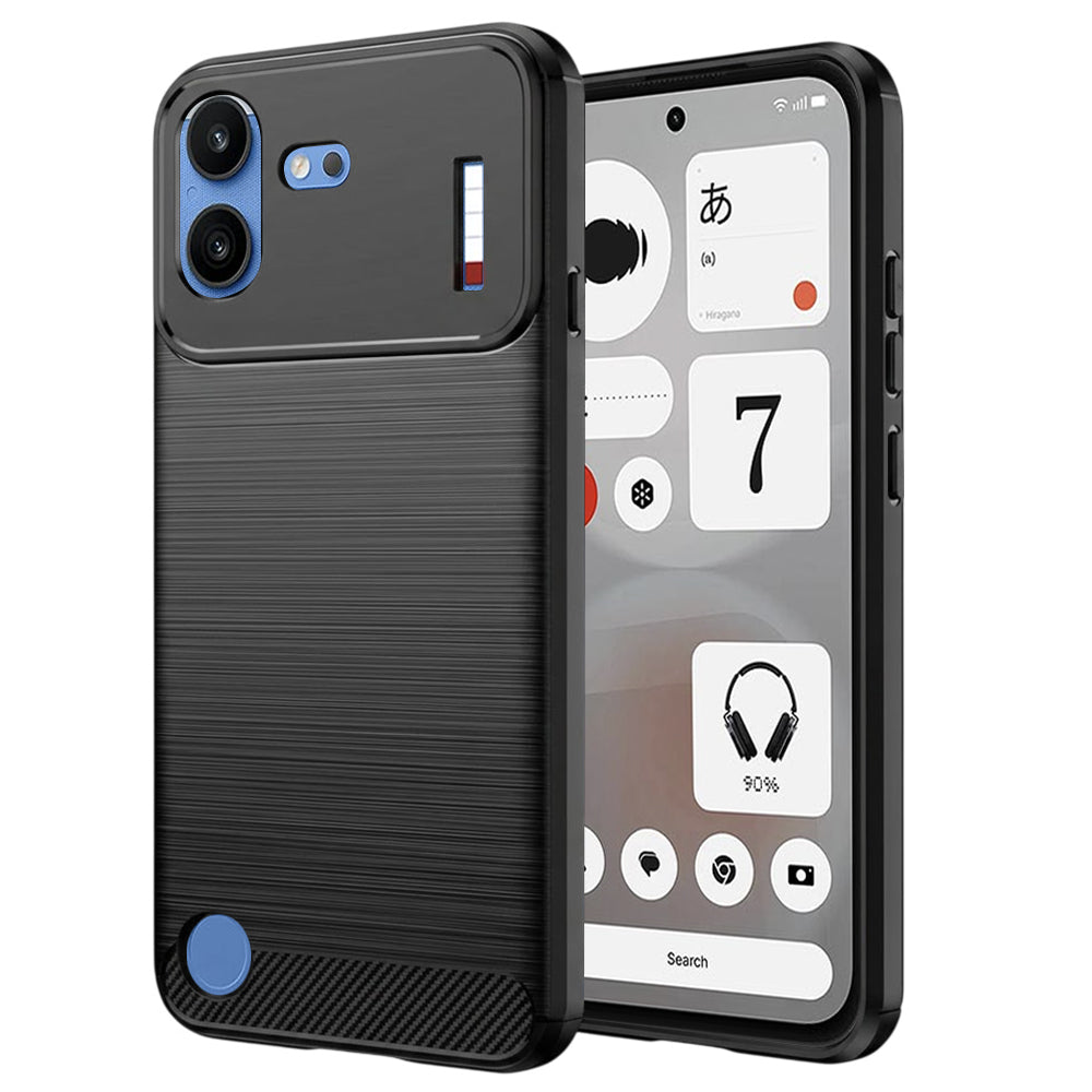 Pouzdro pro Nothing Phone (4b), Techsuit, Carbon, Černé