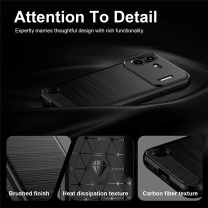 Pouzdro pro Nothing Phone (4b), Techsuit, Carbon, Černé