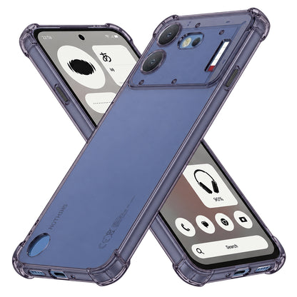 Pouzdro pro Nothing Phone (4b), Techsuit, Odolné proti nárazům, Průhledné, Kouřové