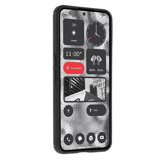 Pouzdro pro Nothing Phone (2), Techsuit, Carbon, Černé