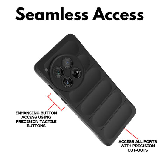Pouzdro pro OnePlus 12, Techsuit, Magic Shield, Černá