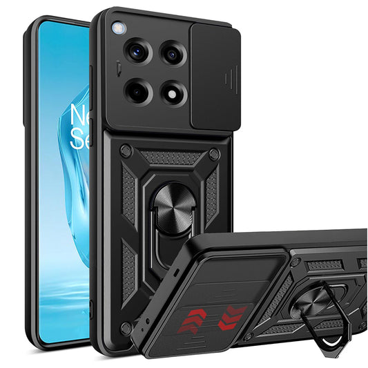 Pouzdro pro OnePlus 12R, Techsuit, CamShield, Černé