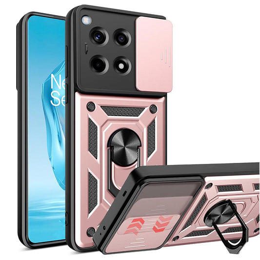 Pouzdro pro OnePlus 12R, Techsuit, CamShield, růžové