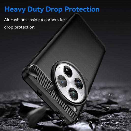 Pouzdro pro OnePlus 12R, Techsuit, Carbon, Černá
