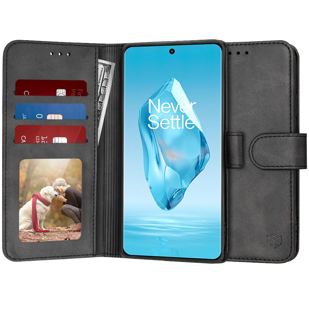 Pouzdro pro OnePlus 12R, Techsuit, Diary Book, černé