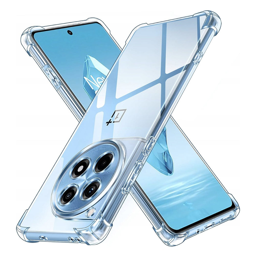 Case for OnePlus 12R, Techsuit, Shockproof Clear, Transparent