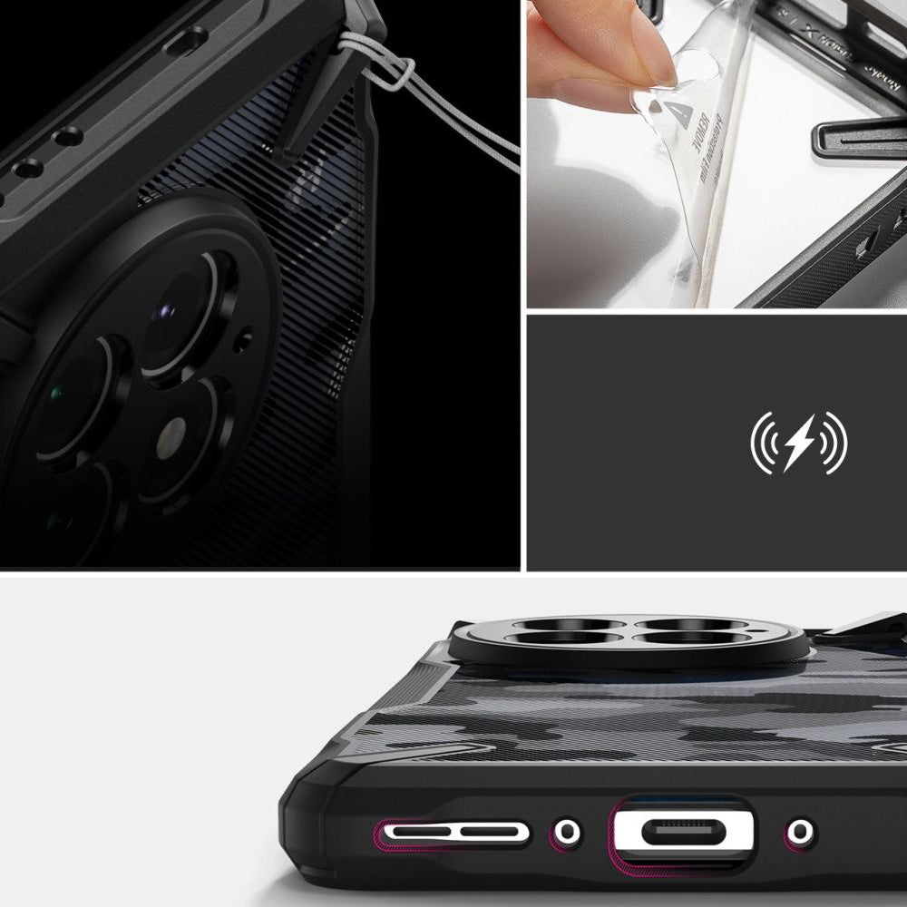 Pouzdro pro OnePlus 13, Ringke, Fusion X Design, Camouflage