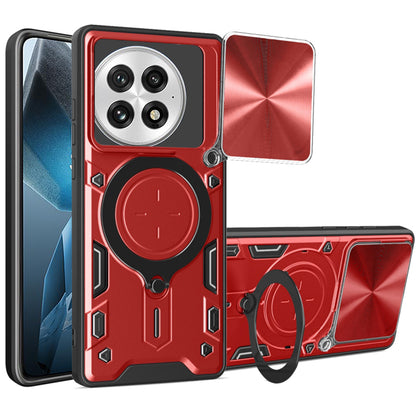 Pouzdro pro OnePlus 13, Techsuit, CamGuard Pro, červené
