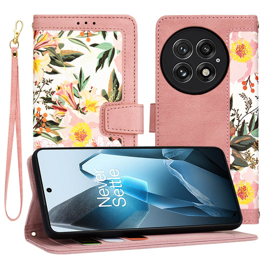 Pouzdro pro OnePlus 13, Techsuit, FlipCraft, Růžové