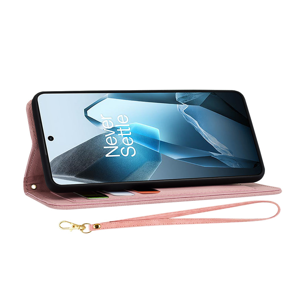 Pouzdro pro OnePlus 13, Techsuit, FlipCraft, Růžové