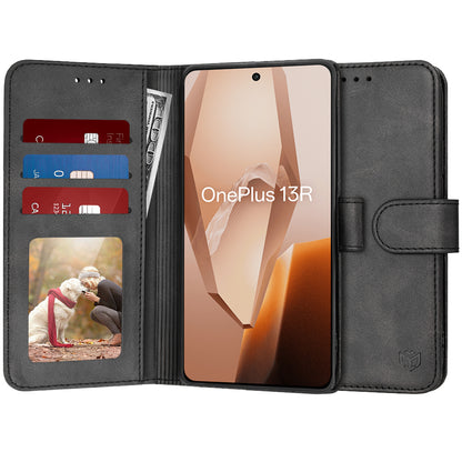 Pouzdro pro OnePlus 13R, Techsuit, Diary Book, Černé