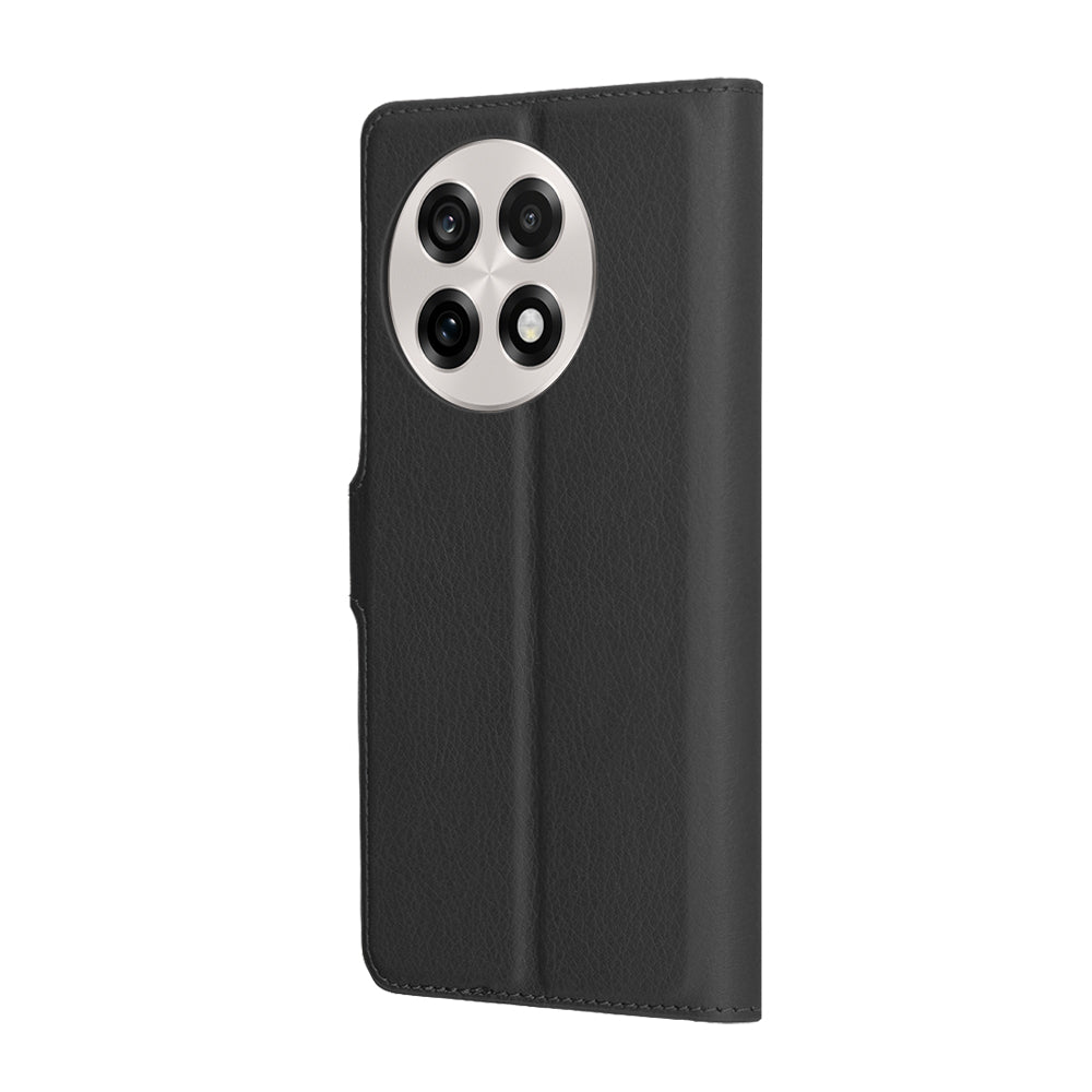 Pouzdro pro OnePlus 13R, Techsuit, kožené folio, černé