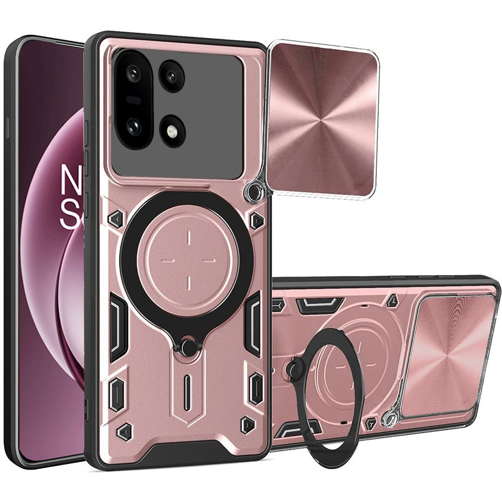 Pouzdro pro OnePlus 15, Techsuit, CamGuard Pro, Růžové Zlato