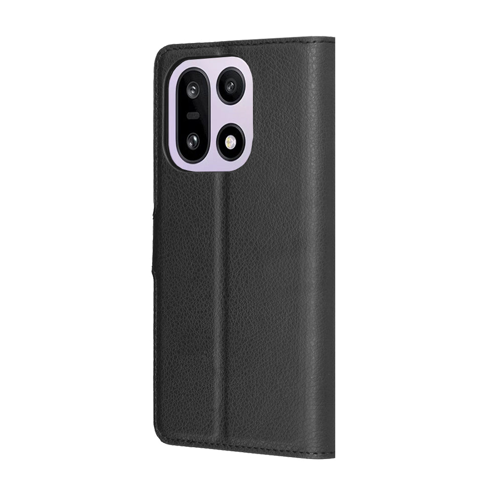 Pouzdro pro OnePlus 15, Techsuit, Leather Folio, Černá