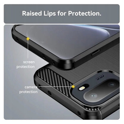 Pouzdro pro OnePlus 15R, Techsuit, Carbon, Černá