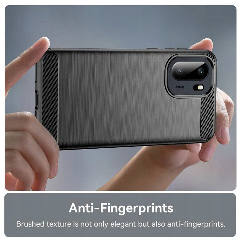 Pouzdro pro OnePlus 15R, Techsuit, Carbon, Černá
