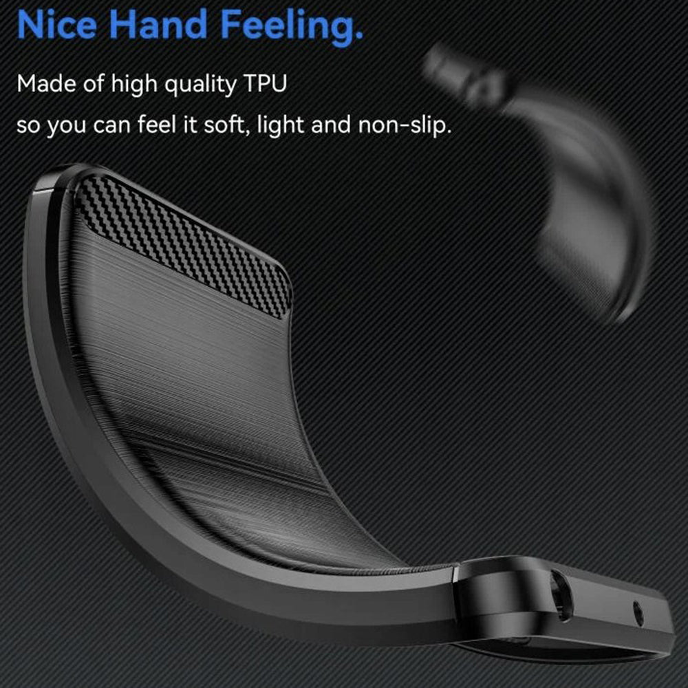 Pouzdro pro OnePlus 15R, Techsuit, Carbon, Černá