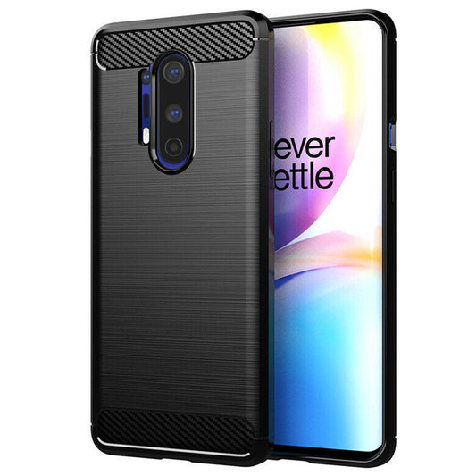 Pouzdro pro OnePlus 8 Pro, Techsuit, Carbon, Černé