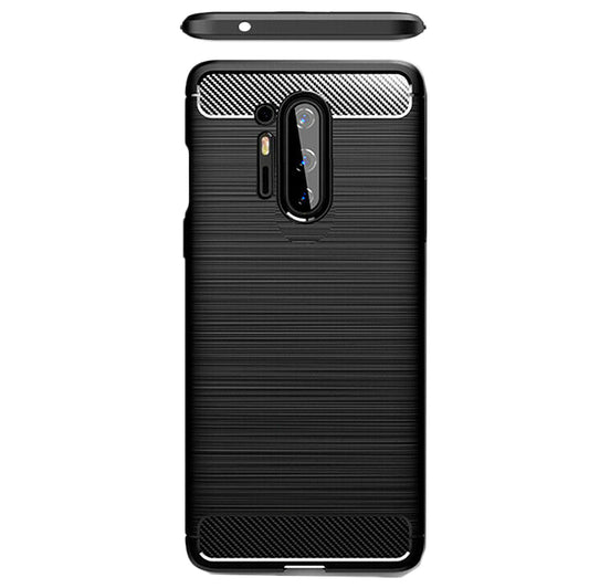 Pouzdro pro OnePlus 8 Pro, Techsuit, Carbon, Černé
