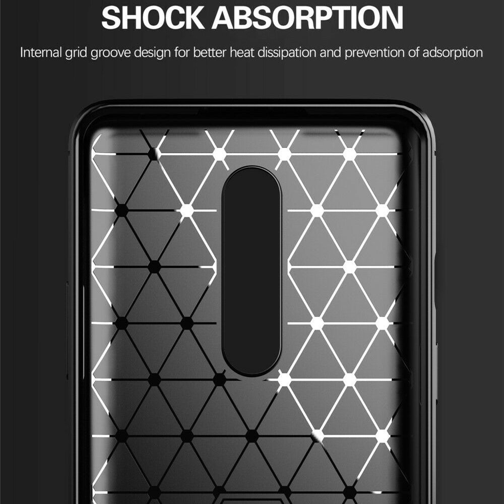 Pouzdro pro OnePlus 8, Techsuit, Carbon, Černé