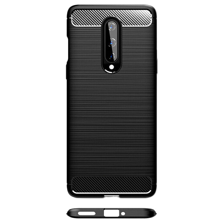 Pouzdro pro OnePlus 8, Techsuit, Carbon, Černé