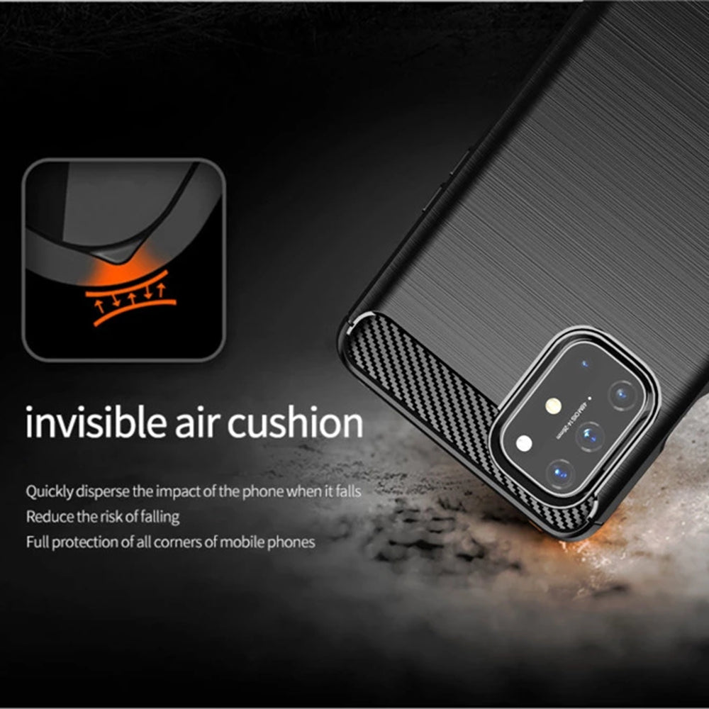 Pouzdro pro OnePlus 8T, Techsuit, Carbon, Černé