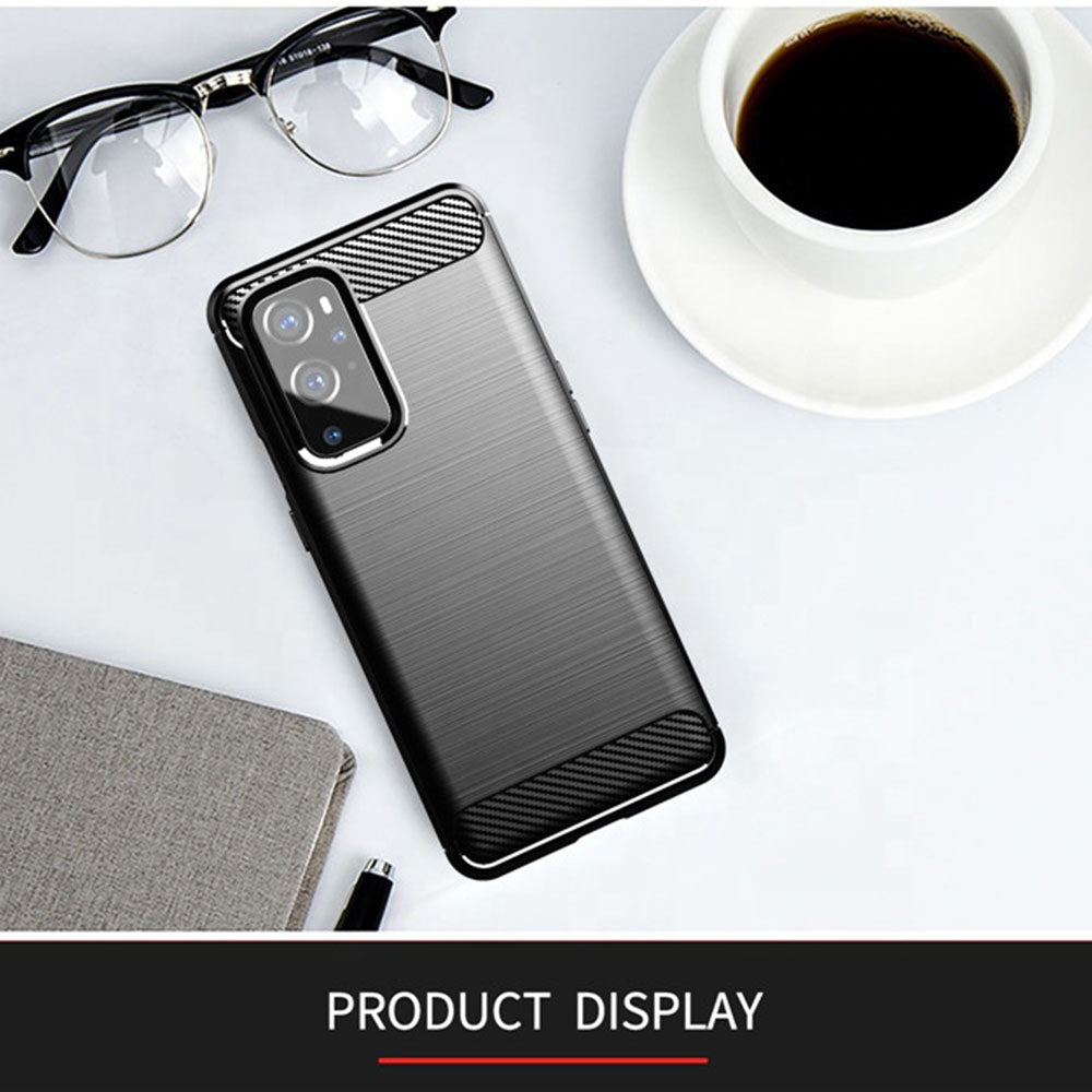 Pouzdro pro OnePlus 9 Pro, Techsuit, Carbon, Černá