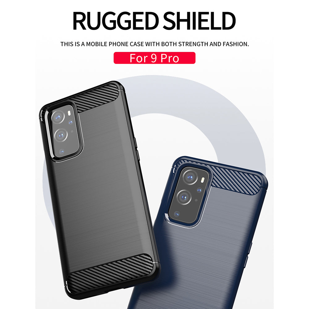 Pouzdro pro OnePlus 9 Pro, Techsuit, Carbon, Černá
