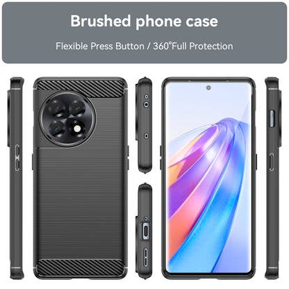 Case for OnePlus Ace 2 / 11R, Techsuit, Carbon, Black